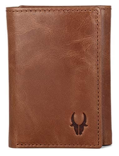 WildHorn Rfid Protected Leather Wallet For Men,Tan