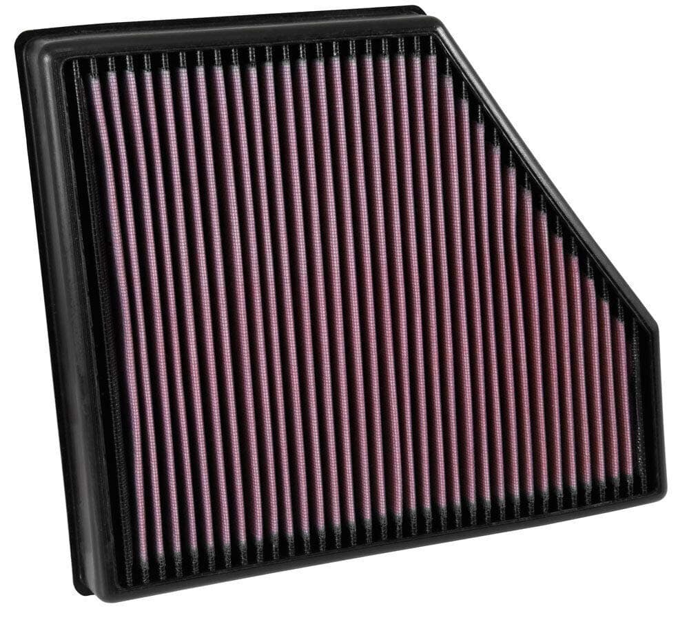 K&N High-Flow Original Lifetime Engine Air Filter: Increase Power: Premium, Washable: Compatible with 2016-2024 Chevrolet: Camaro, SS, ZL1, 33-5047