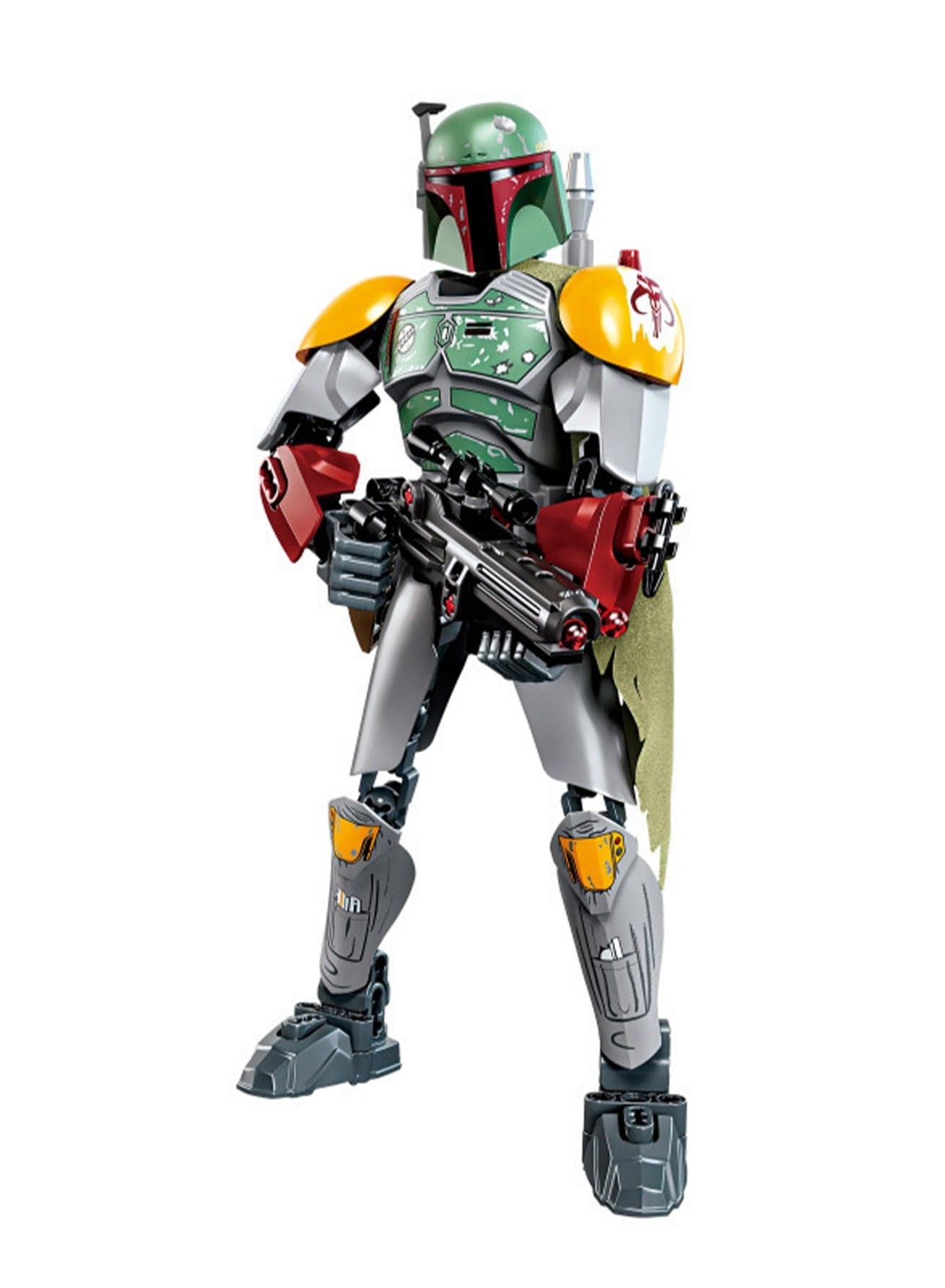 Planet Series Model Building Blocks Small Particles Movable Joint Assembly Toys (Boba Fett)