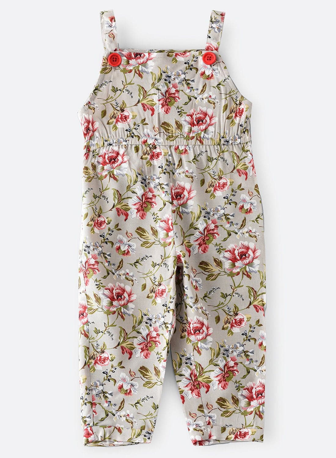 Floral printed woven jumpsuit