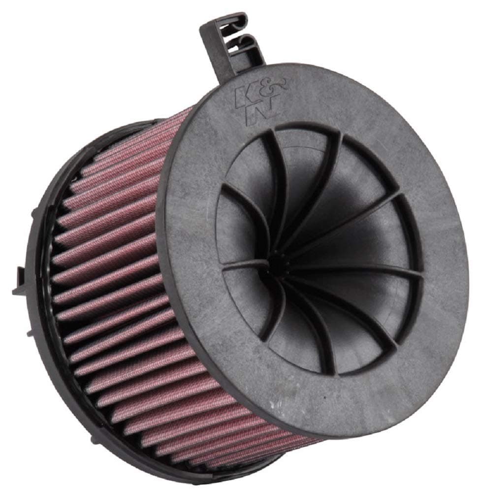 K&N Engine Air Filter: Increase Power & Acceleration, Washable, Premium, Replacement Car Air Filter: Compatible with 2015-2018 AUDI (A4, A5, A5 Sportback), E-0647