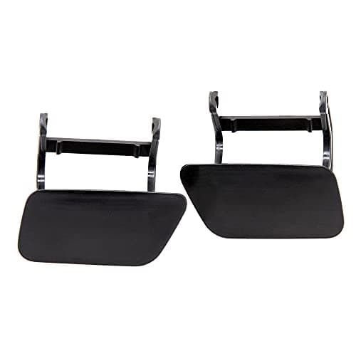 Headlight Washer Cover Nozzle Cap 1 Pair Front Left and Right Unpainted Compatible With BMW 5 Series E60 E61 525i 528i 530i 51117060585 51117060586