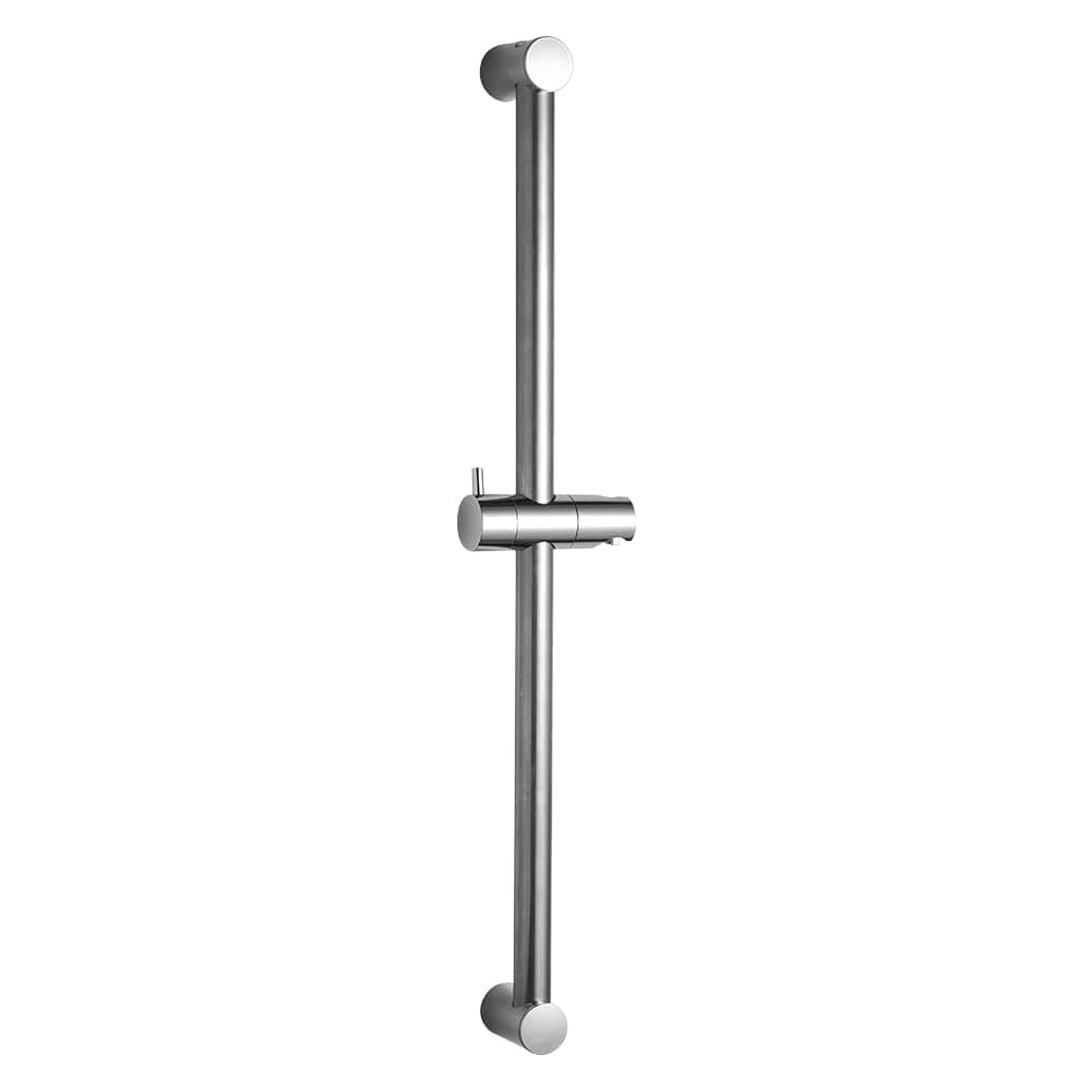 OFFO Shower Riser Rail 60cm Wall Mounted Shower Rail Adjustable Distance 26 to 59cm with Handheld Shower Head Holder Replacement for Shower Chrome