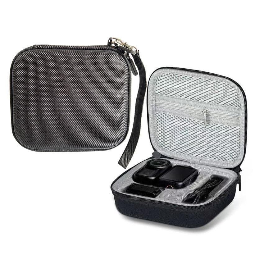 Careflection Polyurethane Carrying Case for DJI OSMO Nano, Waterproof Dustproof Storage Bag, Double Layer Hand Carrying Box, Portable Safe Travel Protector, Black