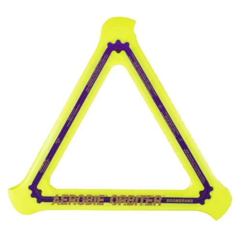 Aerobie Orbirter High Performance Boomerang Outdoor Flying Disc Returning Boomerang Flying Ring for Kids Parties and Backyard Games Teen Boys Gift Ideas Kids Toys for Ages 5 Up Yellow 115