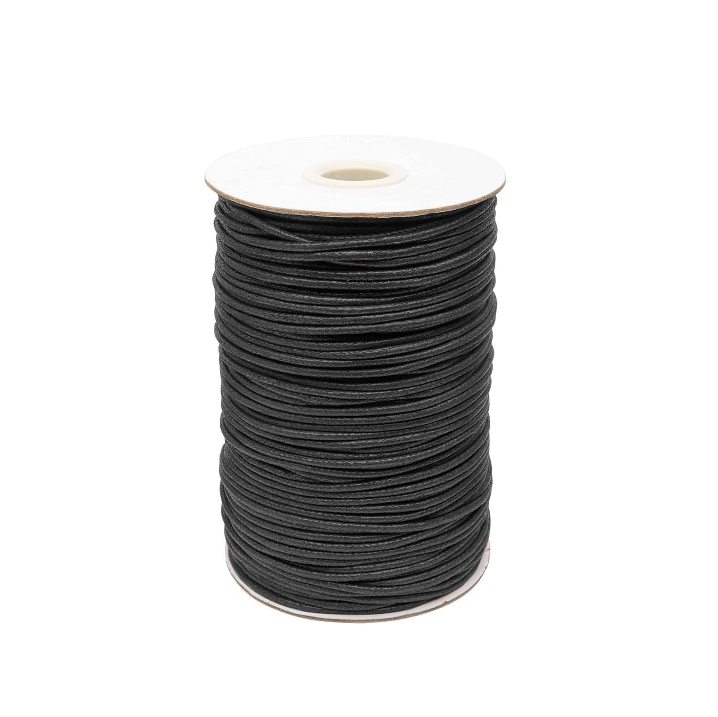 Realm Waxed Cord Cotton Bracelets Necklaces Jewellery Thread Shamballa Macrame 2mm Black 5m