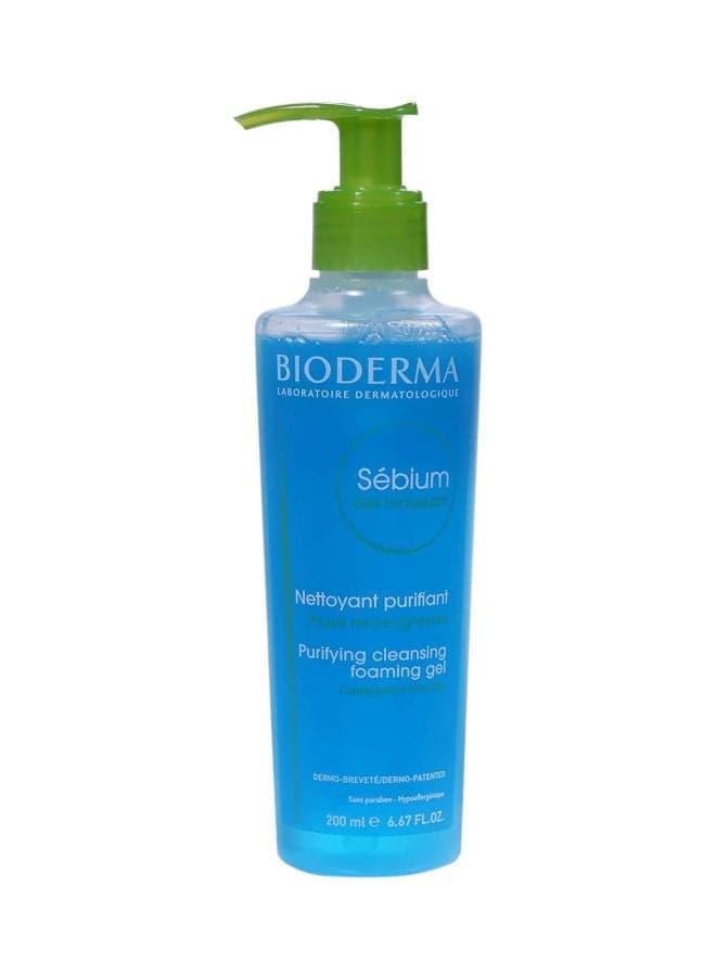 Sebium Moussant Purifying Cleansing Foaming Gel 200ml