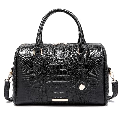 Makcr Joacbv Top-Handle Crocodile Purses For Women Crossbody Leather Bags Trendy Large Capacity Tote with Shoulder Strap
