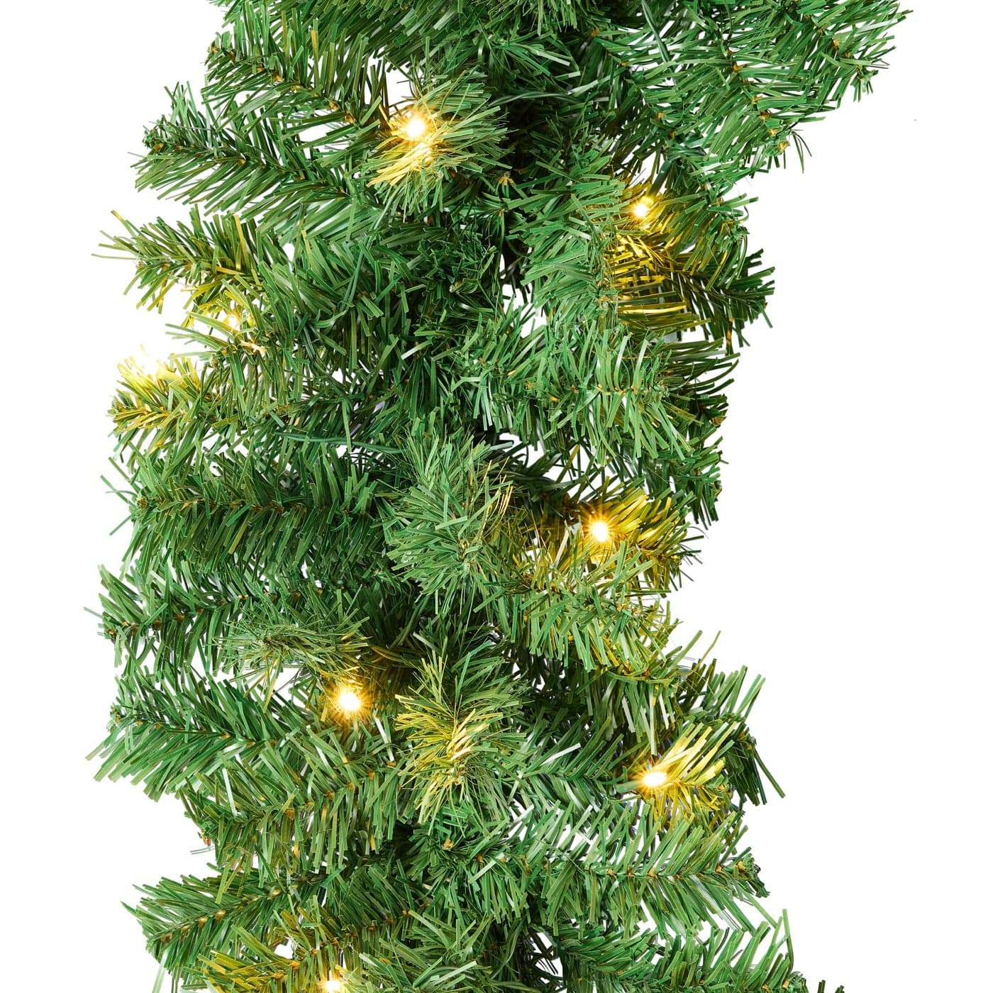 Best Choice Products 9ft PreLit Battery Powered Christmas Garland for Stairs Traditional Fireplace Holiday Decoration w 50 2in1 LED Lights