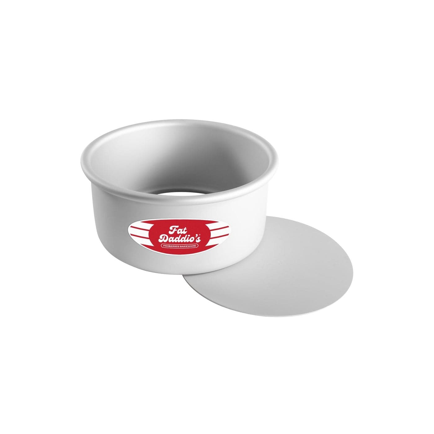 Fat Daddios PCC63 Round Cheesecake Pan 6 x 3 Inch Silver