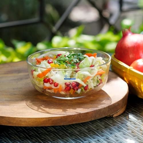 Union Glass Thailand Glass Bowl - 615ml, Set of 6 (Transparent)