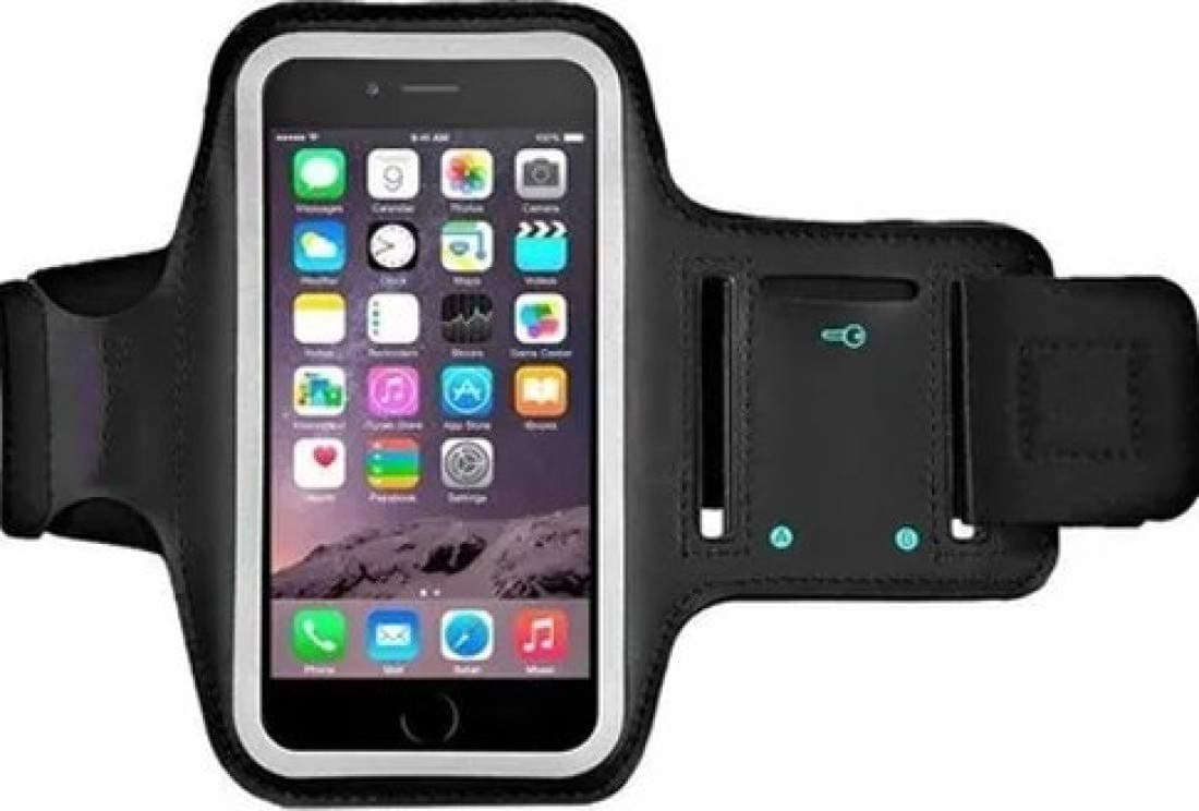 Aeoss Mobile Phones Universal Waterproof Hand Fitness Armband Pouch/Arm Belt/Case for Running Hiking Jogging Sports and Gym Activities (Upto 4.5")