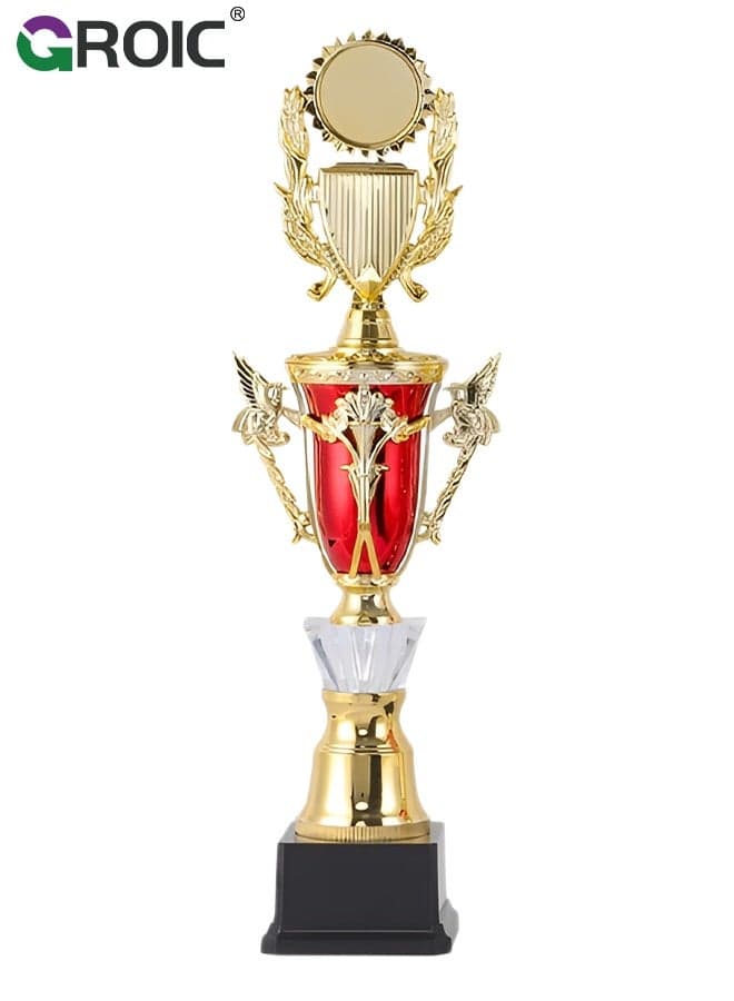 39cm Gold Award Trophies,Trophy Award,Golden Trophies for Kids Awards Plastic Trophy Awards Trophies Cup for Kids Party Favors Sports Footabll Rewards Competition Tournaments Gift
