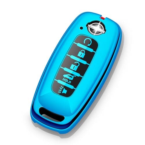 ZSPDACC for Nissan Key Fob Cover 2026 2025 2024 2023 Car Key Case 5 Buttons Rogue Armada Pathfinder Versa Accessories