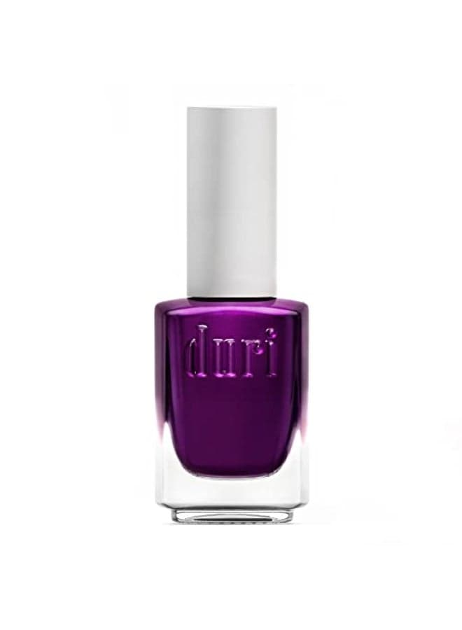 duri Nail Polish 347 Amethyst Violet Shimmer Full Coverage Glossy Metallic Finish Quick Drying Lasting New Brus 045 Fl Oz Cosmetics