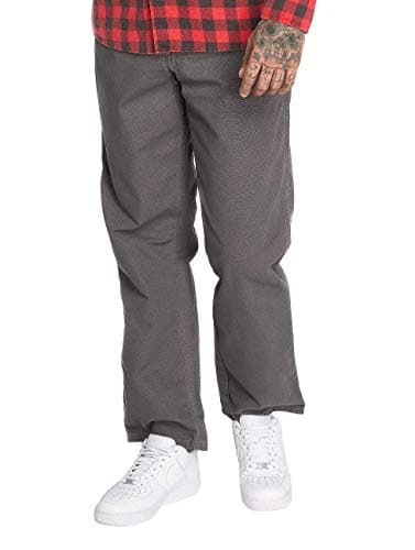 Dickies Men's Relaxed Fit Straight-Leg Duck Carpenter Jean, Slate, 40W x 30L