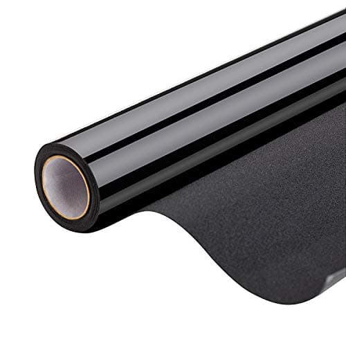 Blackout Window Film Static Cling Window Tint 100 Light Blocking Glass Window Cover for Home Privacy Room Darkening Nap Time Shift Baby Room Day Sleeping AquariumMatte Black 177x1574 Inch