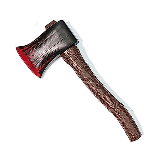 Soochat Halloween Axe Prop Plastic Hatchet Bloody Axe for Scary Halloween Party Props