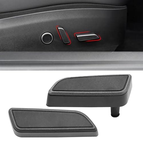 Jaronx Compatible with Tesla Model 3Y Seat Adjustement Button 2021 2022 2023 2024 Right Passenger Power Seat Cushion Forward Backrest Switch Adjust Button Cover for Tesla 109884201D 109884301E