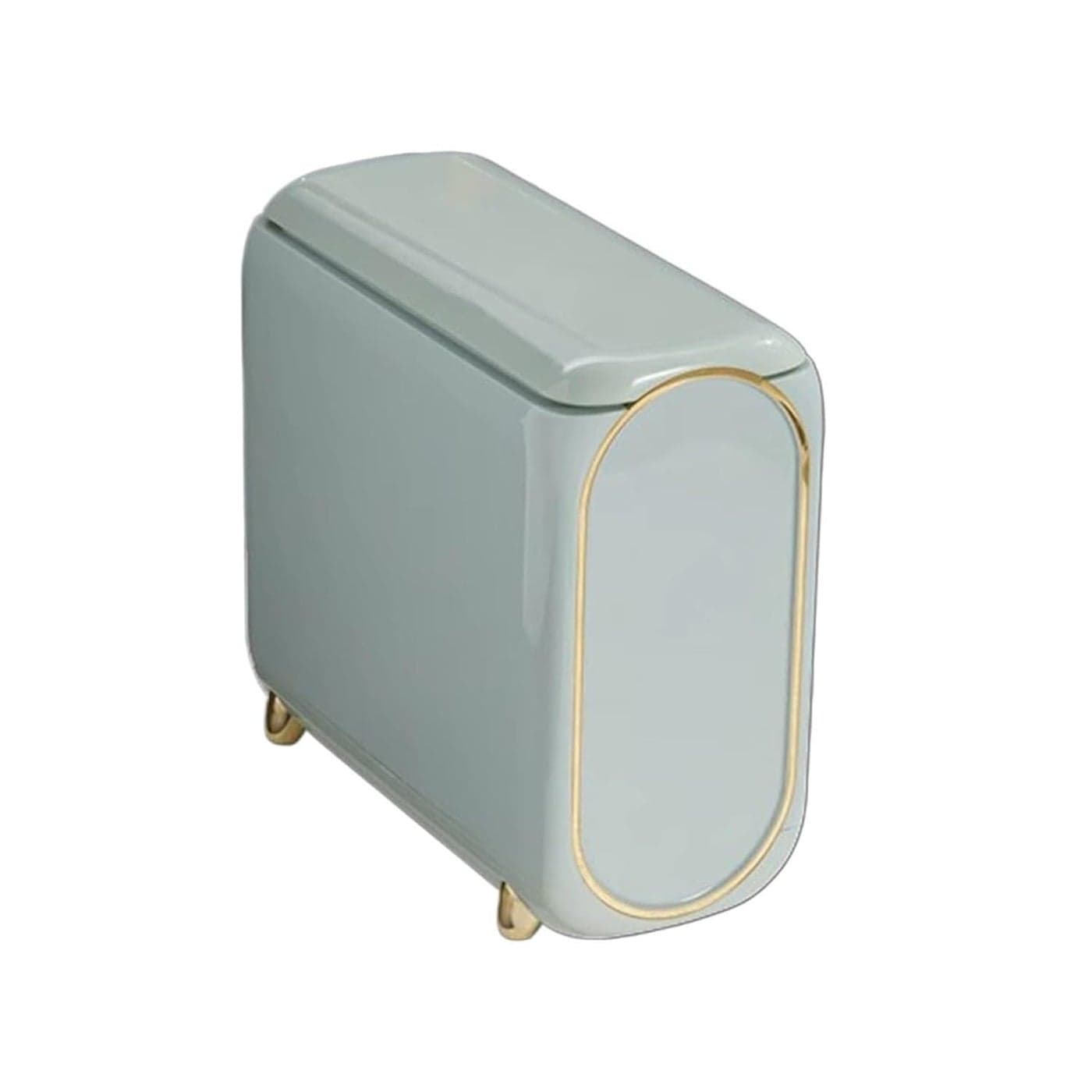 ULTREOS trash can bathroom deodorant paper basket narrow sanitary napkin with lid under the table room bedroom girl simple