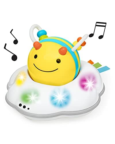 Skip Hop Baby FollowMe Bee Tummy Time Crawl Toy 3Stage Infant Sensory Development with Lights Sounds and Music Explore More Age 5m
