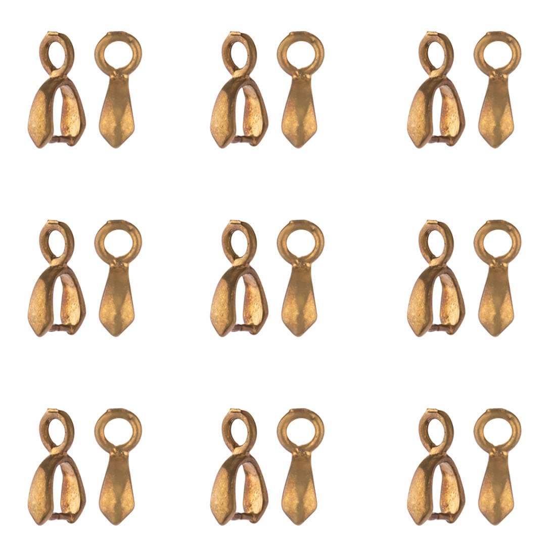 DIY Crafts Pack of 50Pcs 10x5 Golden Color 10Pcslot 9mmx5mm As Image Jewellery Display Cards for Necklaces JewelleryMaking Display Pack of 50Pcs 10x5 Golden Color