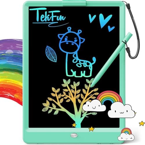 TEKFUN Kids Toys 10Inch LCD Writing Tablet Mess Free Coloring Doodle Board Drawing Pad for Kids Games Educational Toys for Ages 310 Girls Boys Green