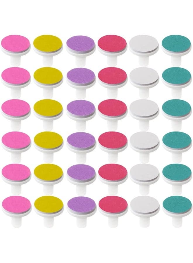 NSBELL 36PCS Baby Nail File Pads Nail Trimmer Replacement Pads Electric Baby Nail Grinding Heads for Standard Electric Kid Nail Trimmer