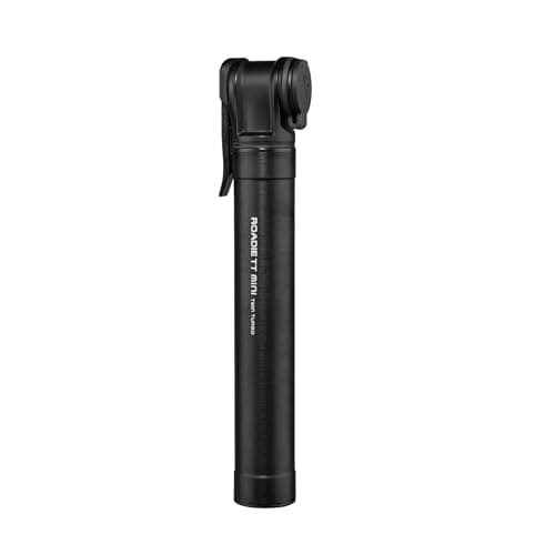 Topeak Roadie TT Bike Pump – Premium Twin Turbo Mini Pump for Road Bikes, 160 psi / 11 Bar Capacity, Full Aluminum Construction, Lightweight Design, High-Speed Inflation System