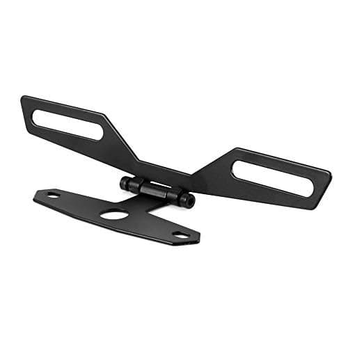 Rear Light Bracket Folding License Plate Tail Light Holder Rear Bracket Mount for Motorcycle ATV