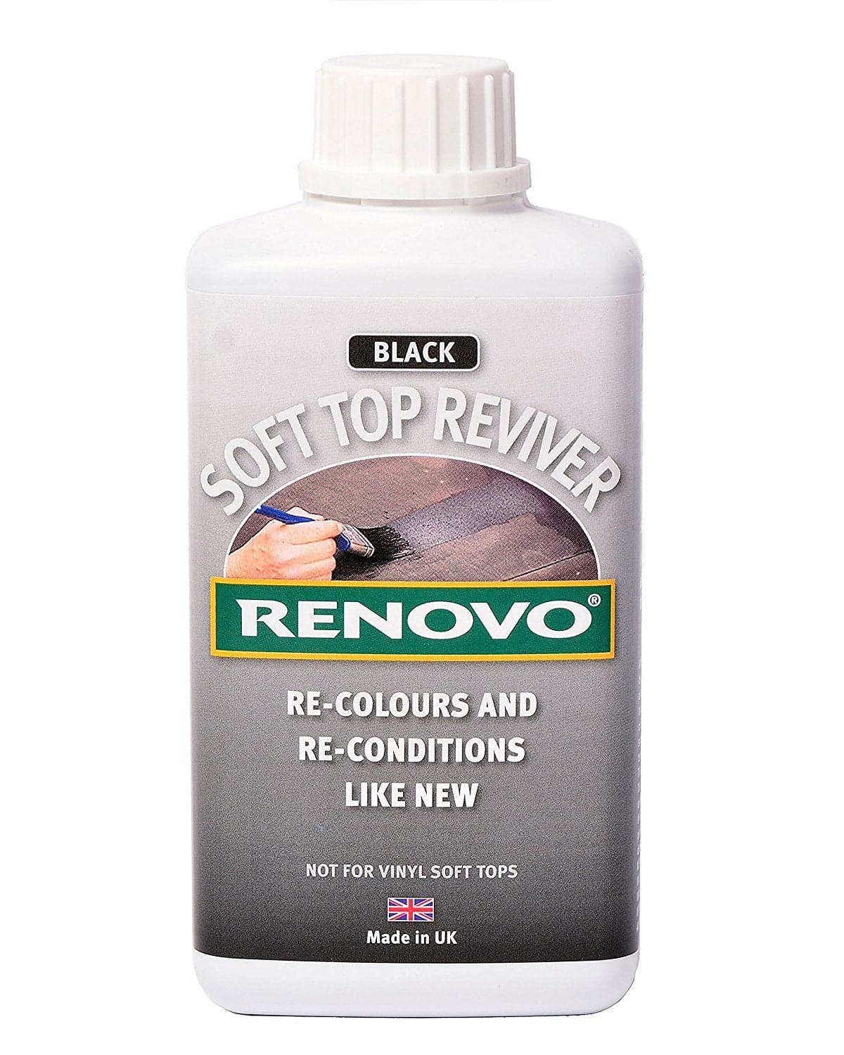 Renovo Soft Top Reviver - Black (500ml)