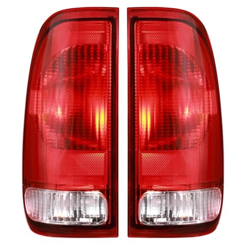 Boine Tail Light Compatible With 1997-2003 Ford F150 1999-2007 F250 F350 F450 F550 Super Duty Driver and Passenger Side Rear Light Brake Lamps