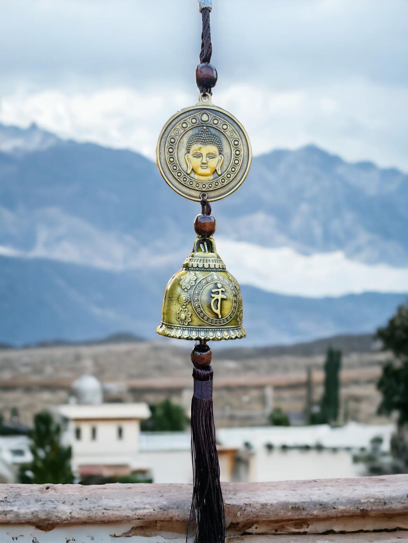 Warmingo Buddha Wind Chime for Home & Garden | Bell for Peace & Prosperity