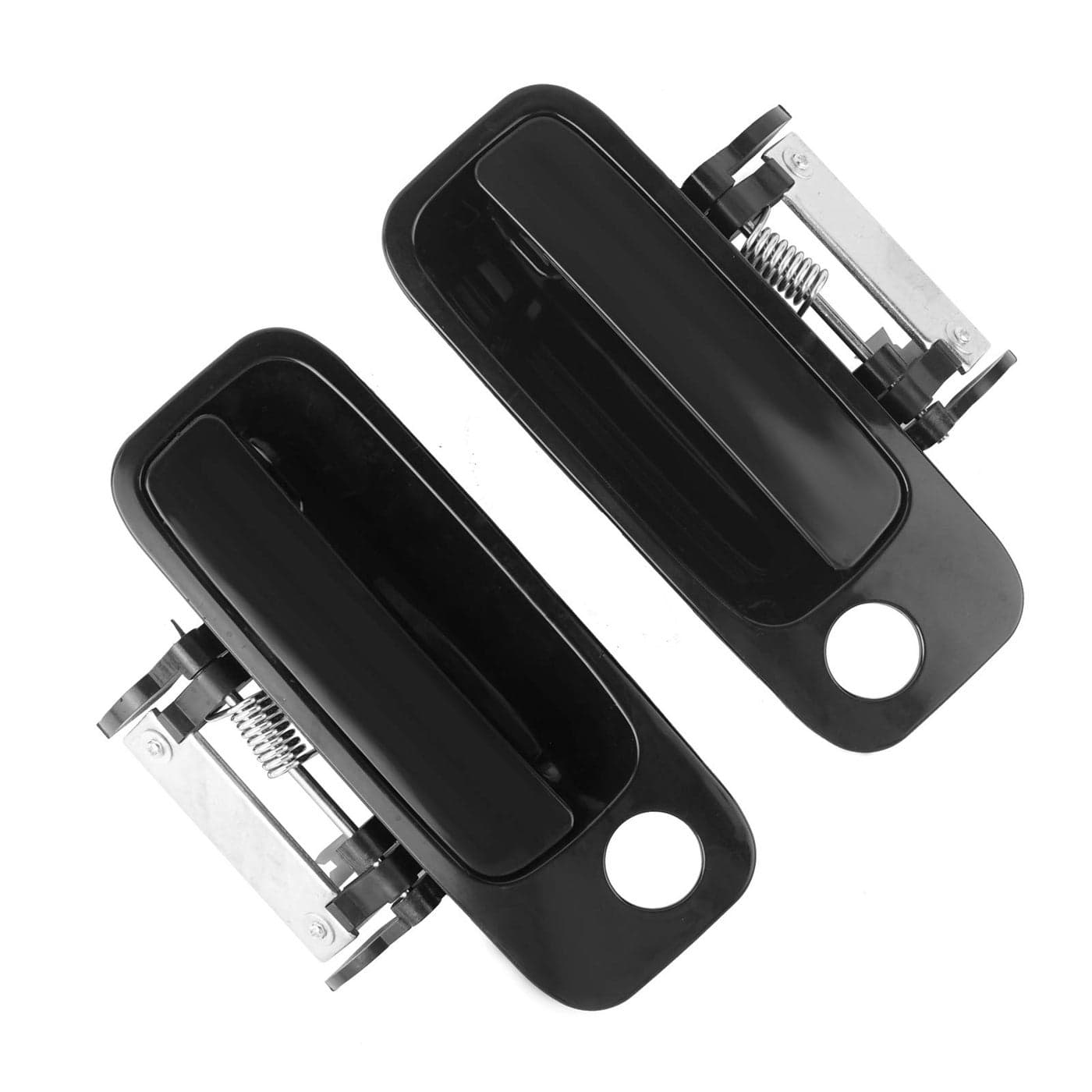 Exterior Outside Door Handle Fit for Toyota Avalon 2000 2001 2002 2003 2004 Front Left Driver Right Passenger Door Handle Replace OE 80339 80846 69210AC030C0 69220AC030C0 Black wKeyhole