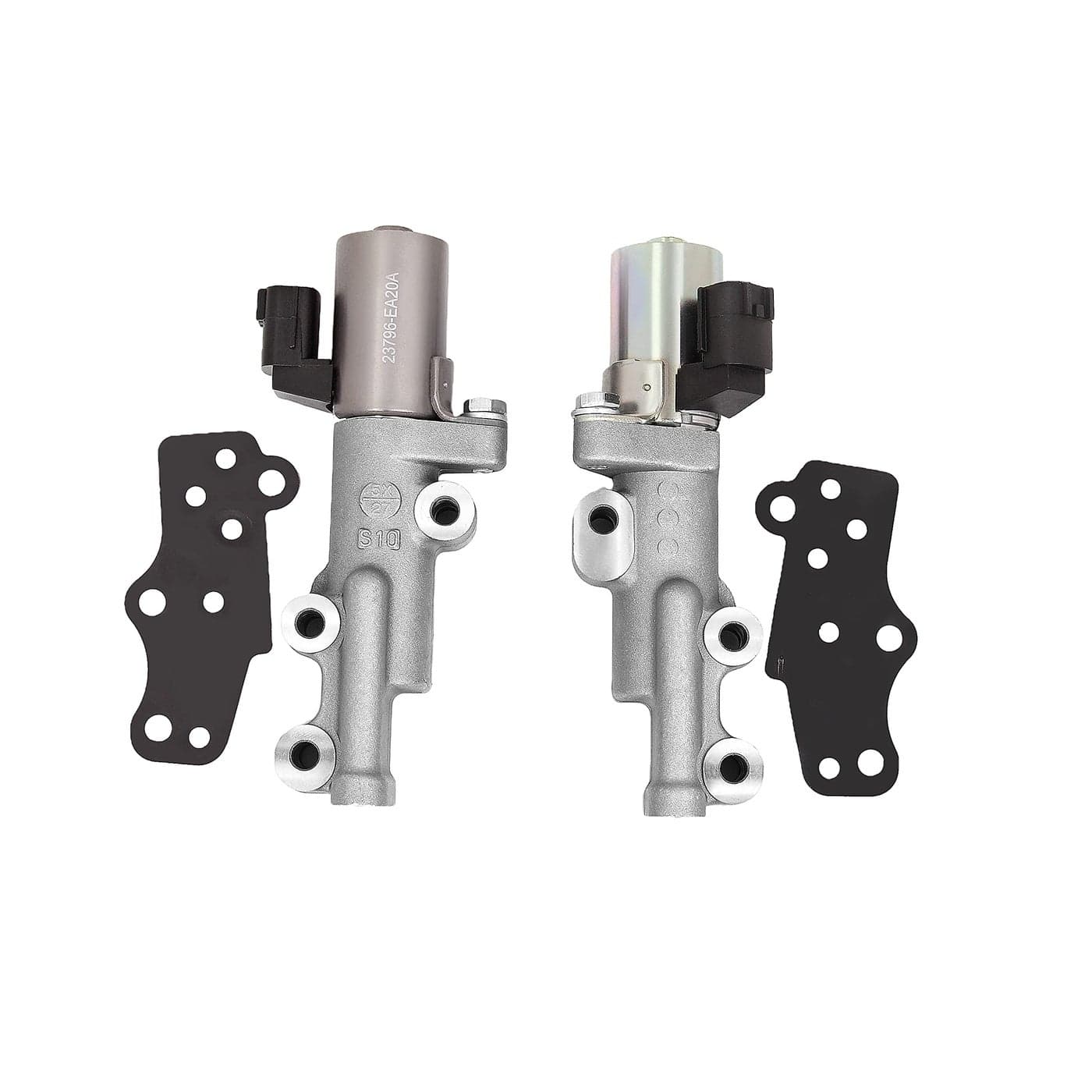 Engine Valve Variable Timing Solenoid Oil Control VVT Left Right Compatible with Nissan Frontier Pathfinder Xterra Quest Maxima Altima Murano 350Z OE 23796EA20A 23796EA20B 917011 917012