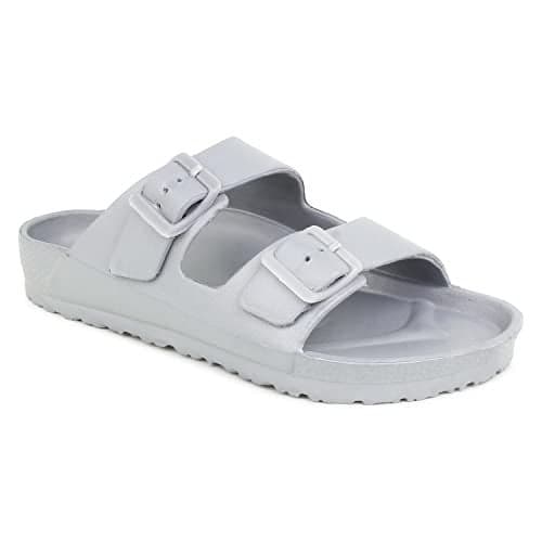 Hygear Men's Sharpy Light Grey Slippers_7 UK (HG-GE-1005)