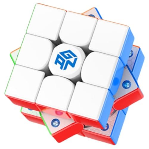 GAN 356 Maglev 3x3 Magnetic Magic Cube Speed Puzzle - Stickerless, UV Coated Glossy
