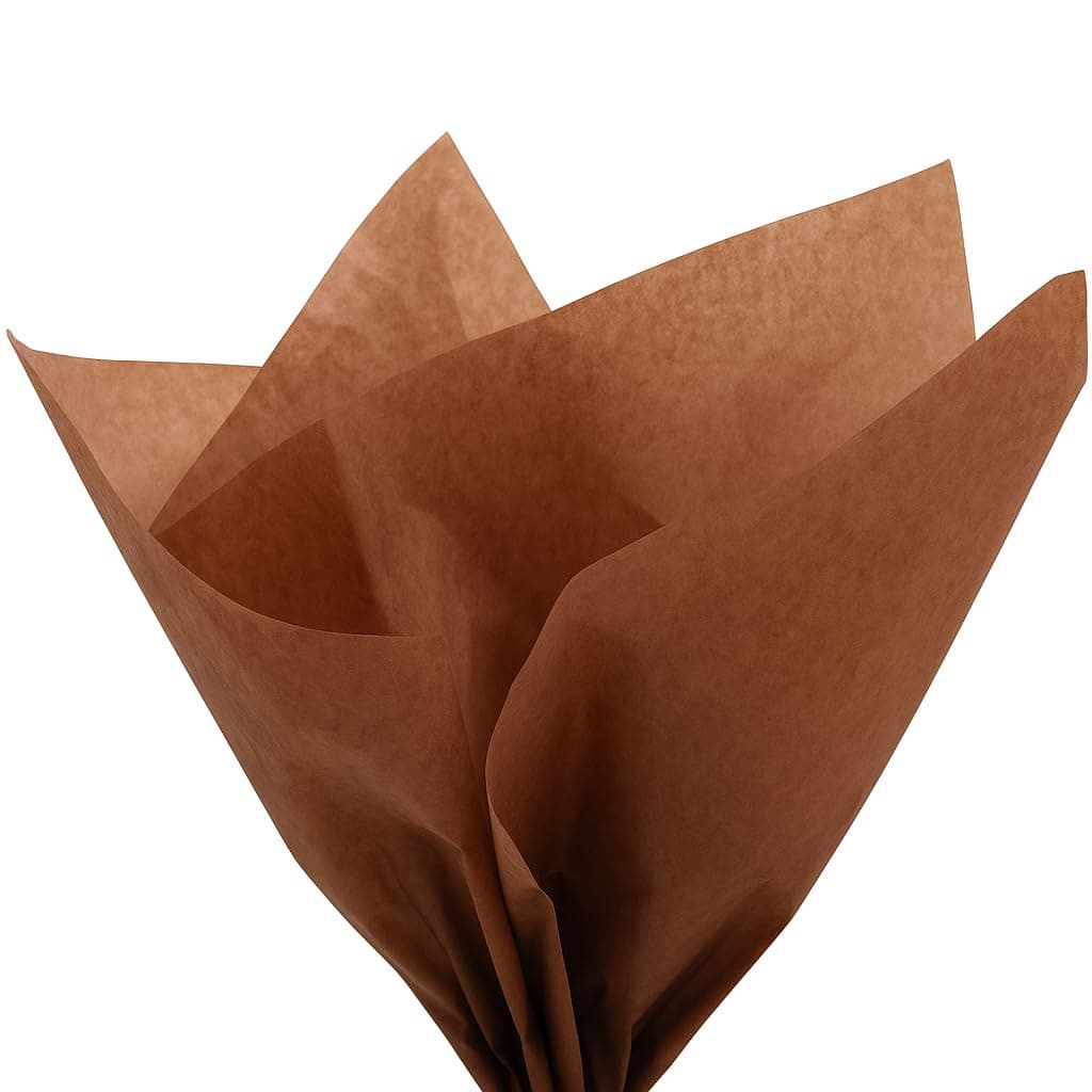 PMLAND Gift Wrapping Tissue Paper Brown Color 20 Inches x 26 Inches 60 Sheets