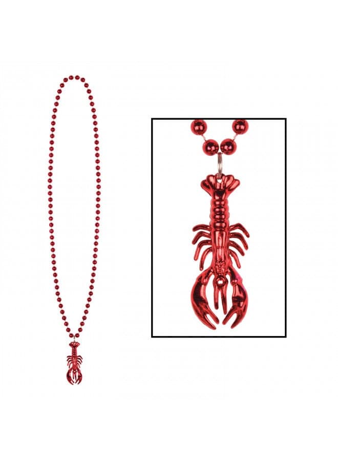 Beads with Crawfish Medallion