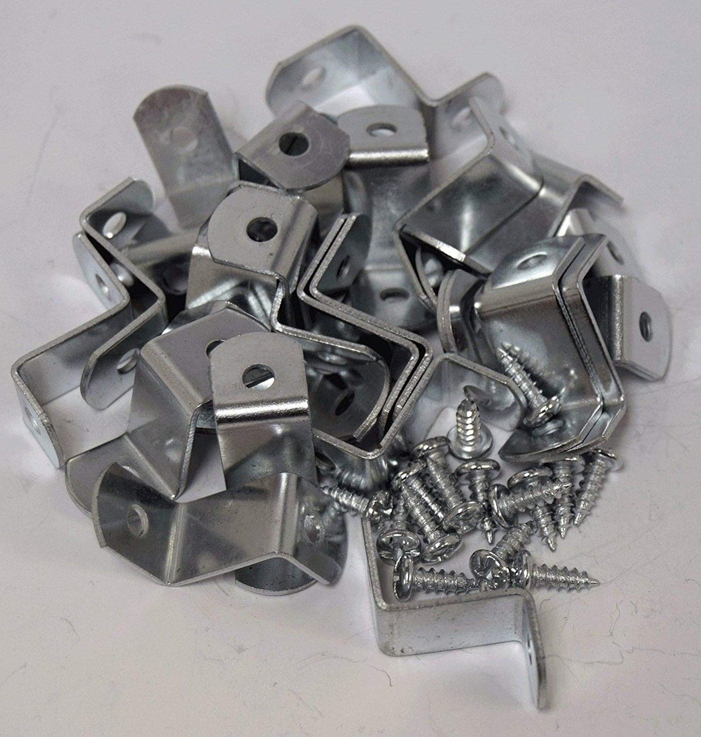 3/4" Offset Clips Extra Heavy Duty with Screws 100 Pack