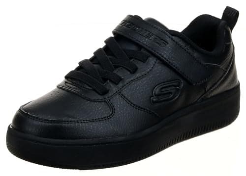 Skechers Kids Kids MICROSPEC II Ignition, Charcoal/Red, 6 US Unisex Toddler
