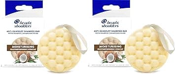 2 x Head Shoulders AntiDandruff Solid Shampoo Bar Moisturising With Coconut Oil 70g