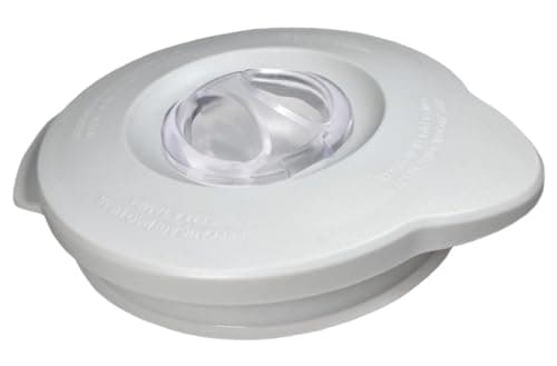 124462-000-805 Glass Blender Jar Lid Replacement 110404-000-805 Fits for Oster Blender Jars that Measure 5 1/2" at the Top -White