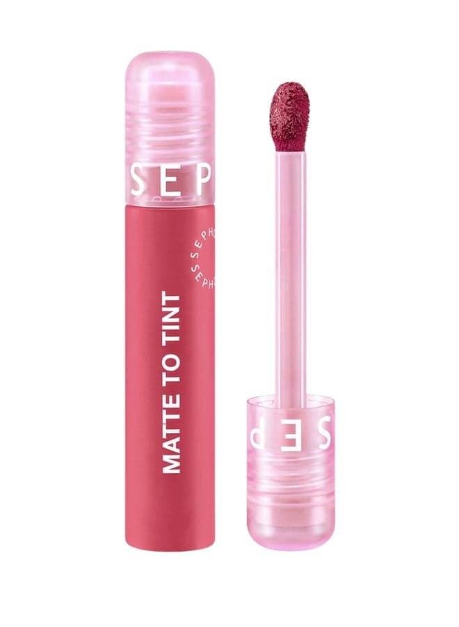 SEPHORA COLLECTION Matte to Tint – Blurred Matte Lip Tint 04 Soft Pink – Delicate Soft Pink Shade 3ml