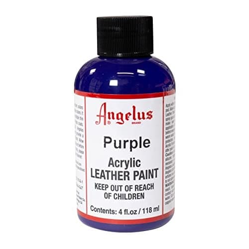 Angelus Acrylic Leather Paint, 4 Fl Oz (Pack of 1), Purple