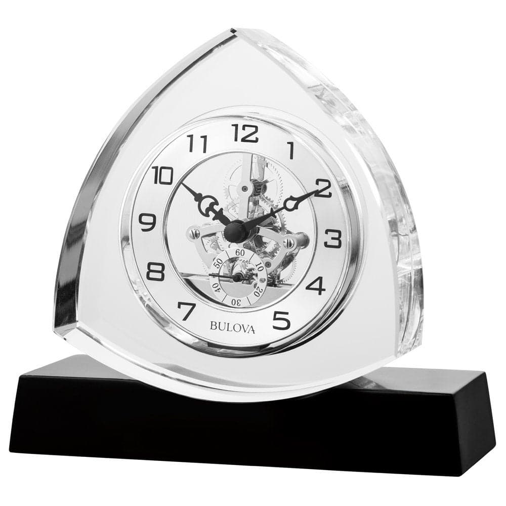 Bulova Trident Clock Clocks B1706 Trident Clear