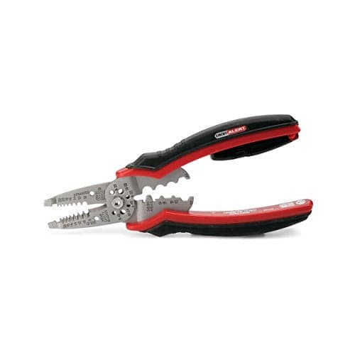 Gardner Bender GST-70M Circuit Alert, Multi-Tool Hand Tool, Strips/Crimps, & Cuts, 8-20 AWG, Patented Volt Sensing Handle