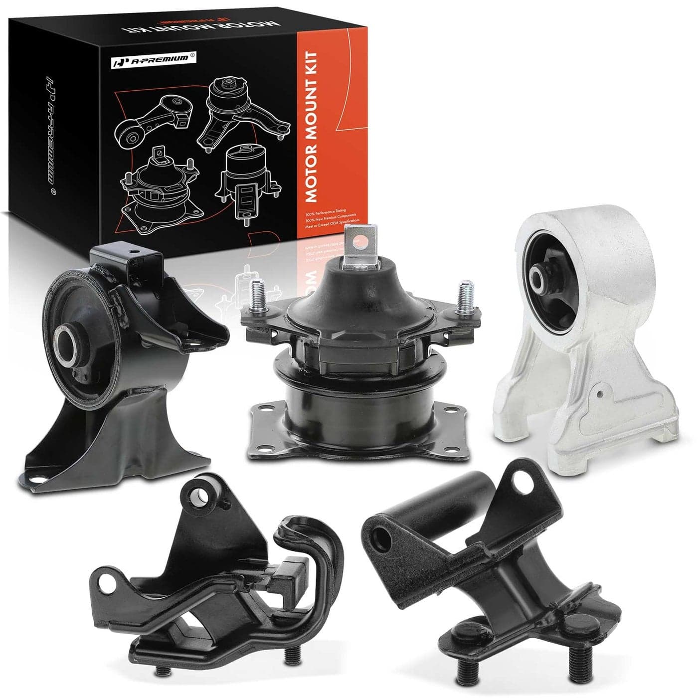 APremium 5PCS Engine Motor Mount and Transmission Mount Set Compatible with Honda Odyssey EX LX 2007 V6 35L VTEC
