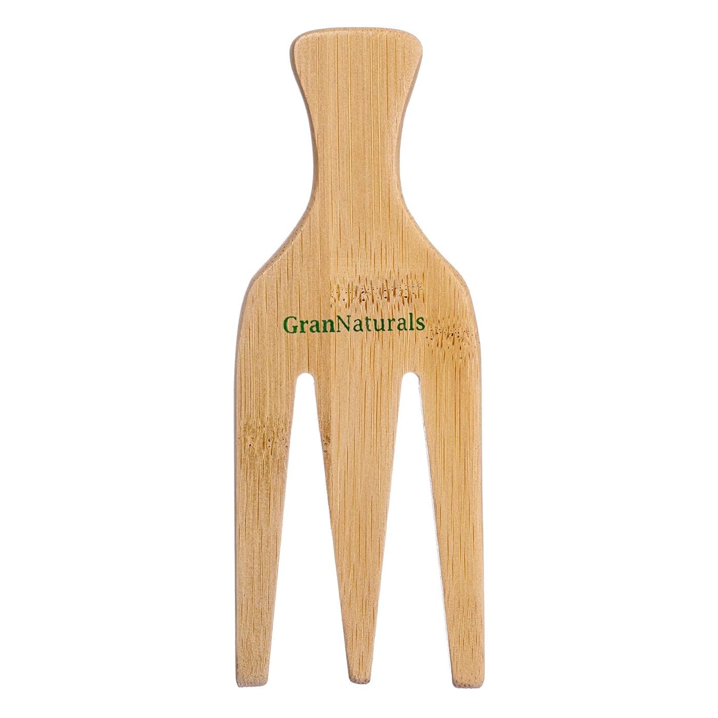 GranNaturals Wooden Parting Comb Braid Tool ThreeProng Wide Tooth Combs for Thick Coarse Curls Afro Picks for Women Men Hair Braiding Tools Accessories for Styling Grooming