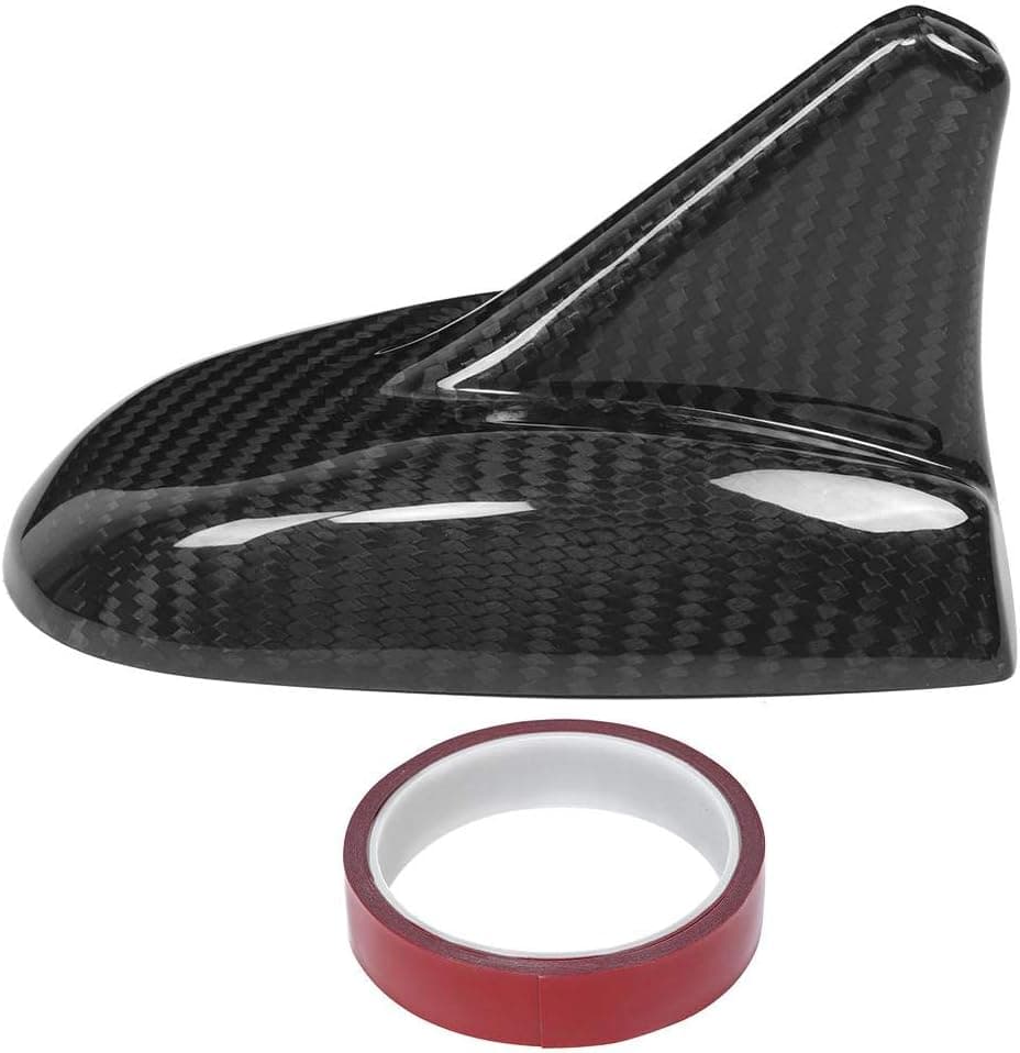 Aramox Dry Carbon Fiber Shark Fin Antenna Cover Trim for Maserati Quattroporte/Ghibli 2013-2020